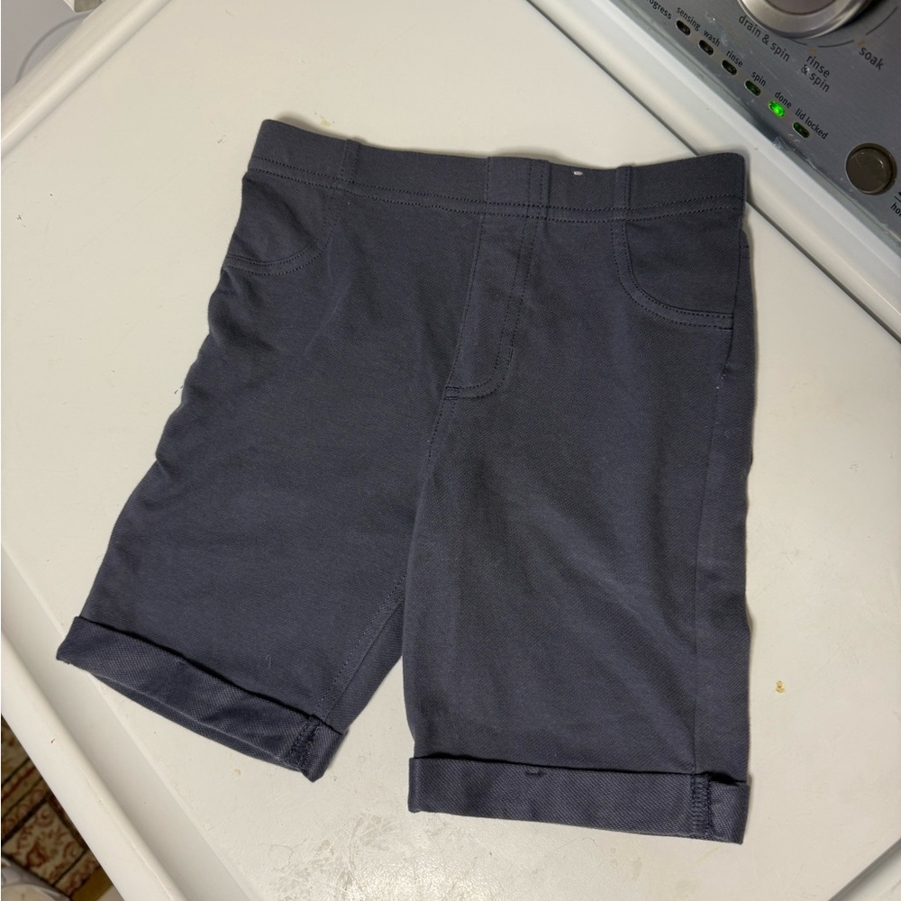 Dark Gray Casual Shorts